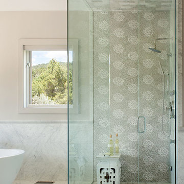 Modern Contemporary Curbless Shower