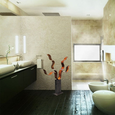 Contemporary Bathroom by Jon Allen Fine Metal Art