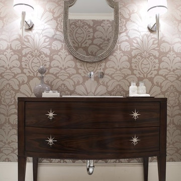 Modern Craftsman Powder Bath