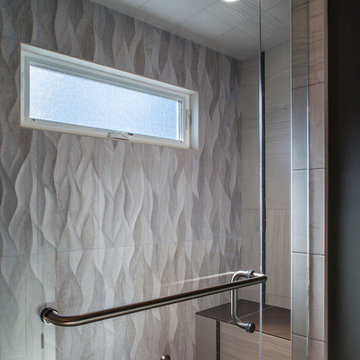 Modern Craftsman Style Bathroom Update
