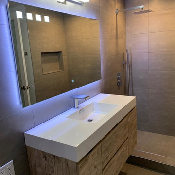Modern custom luxury bathroom