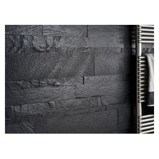 Modern dark grey bathroom wall - Modern - Bathroom - Miami - by Simple ...