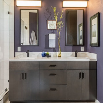 Modern Dramatic Master Bath, San Jose, CA