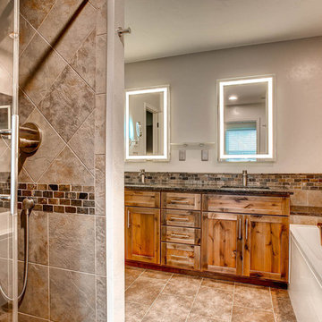 Modern Earthy Oasis Master Bath