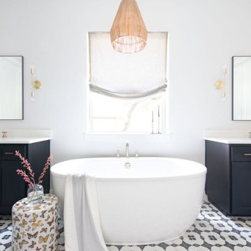 Modern Eclectic Bathroom | Dripping Springs, Texas