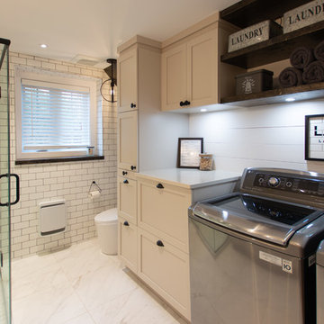 Modern farmhouse bathroom