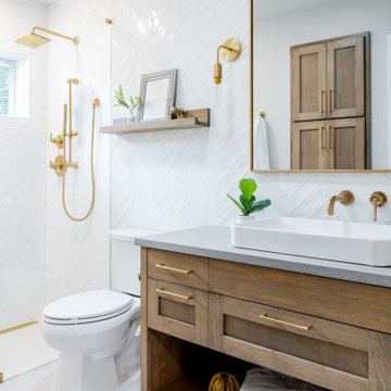 Modern Farmhouse Guest Bathroom