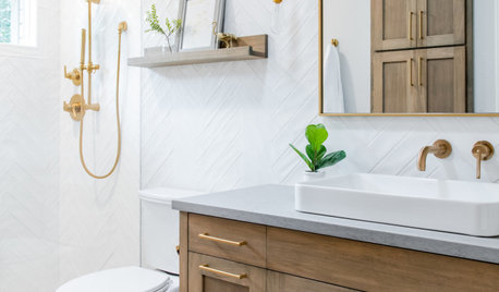 Bathroom of the Week: Modern Farmhouse Style in 50 Square Feet