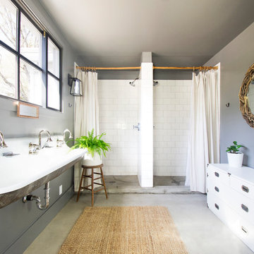 Modern Farmhouse Kids Bath