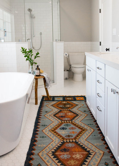 Transitional Bathroom by Design by Numbers / Rebecca Zajac LLC
