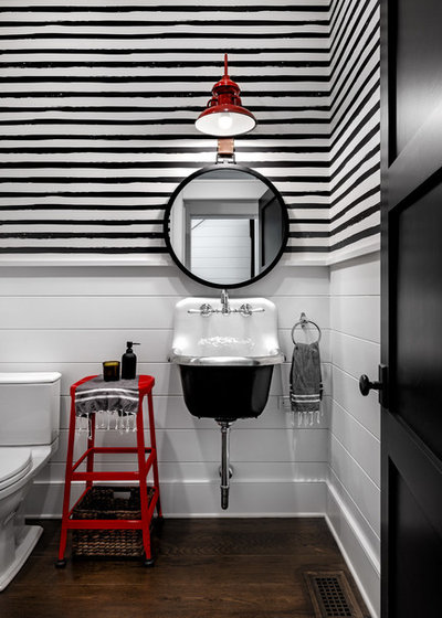 Country Powder Room by Crisp Architects