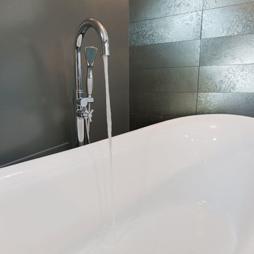 Modern Gray Bathroom Remodel