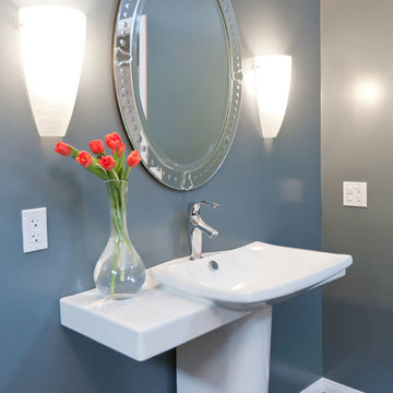 Modern Gray Bathroom Remodel