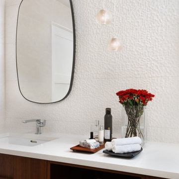 Modern master and guest bathroom design_Redmond, WA