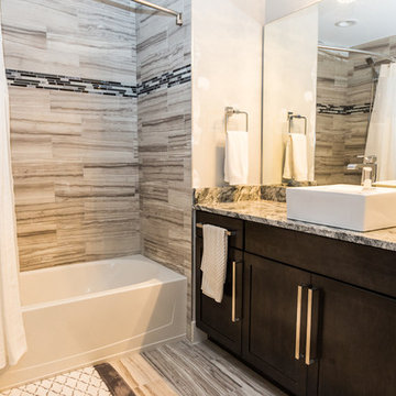 Modern Master and Guest Bathrooms
