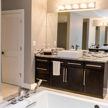 Modern Master and Guest Bathrooms