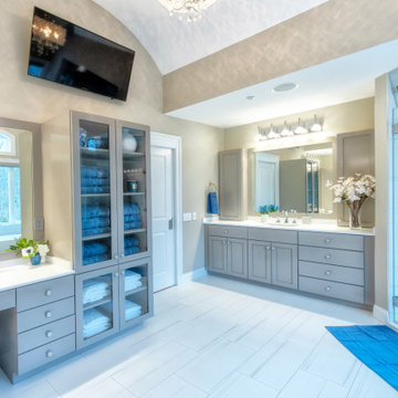 Modern Master Bath Renovation, Greenwich, CT