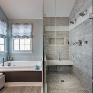 Modern Master Bath Retreat in Fairfield, CT