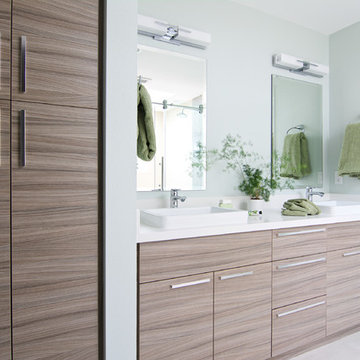 Modern master bathroom