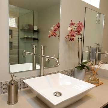 Modern Master Bathroom Remodel in Manhattan Beach, CA.