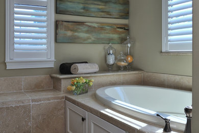 Example of a trendy bathroom design in Houston