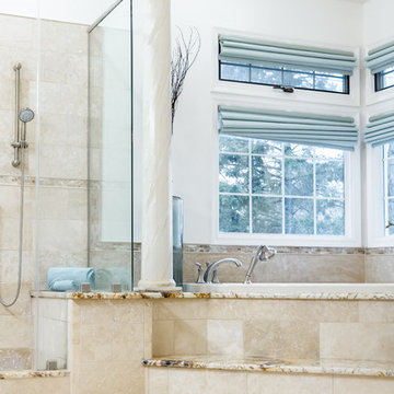 Modern Mediterranean Master Bathroom