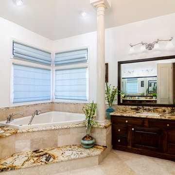 Modern Mediterranean Master Bathroom