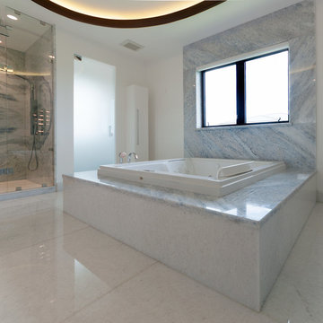 Modern Mosa White Marble Home
