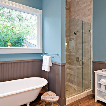 Modern reincarnation of traditional Victorian bathroom