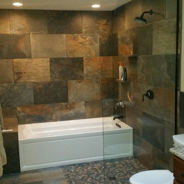 Modern Rustic Bathroom/Wet Room