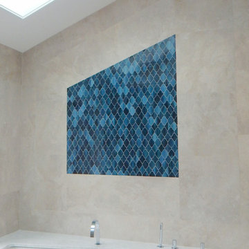 Modern Skylit Bathroom