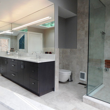 Modern Skylit Bathroom