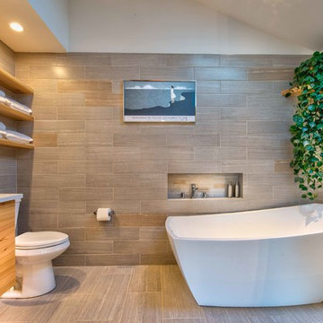 Modern Spa Master Bathroom