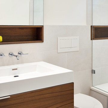 Modern Teak Bathroom