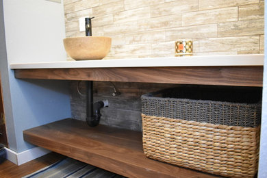 Modern Walnut Vanity