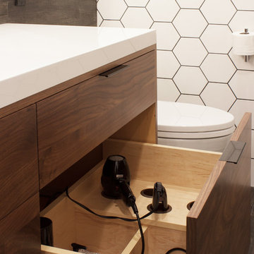 Modern Walnut Vanity