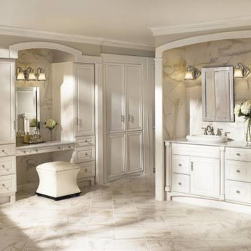 Moen Waterhill Traditional White Bathroom