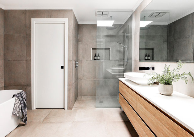 Contemporary Bathroom by Dylan Barber Building Design