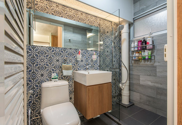 Mediterranean Bathroom by Ace Space Design