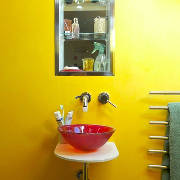 Moroccan Ochre shower room