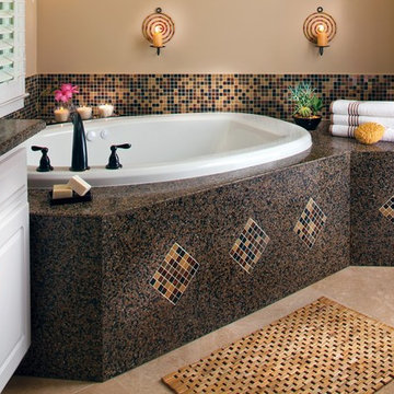 Mosaic Bath Tile in Shower