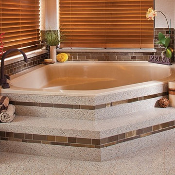 Mosaic Bath Tile in Shower