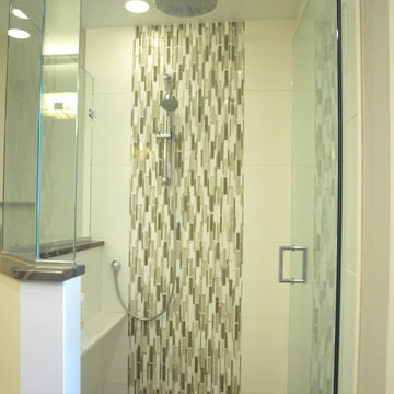 Mosaic Glass Tile - Shower Detail