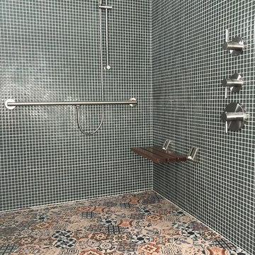 Mosaic shower
