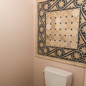 Mosaic-tiled Master Bathroom & Wet Room