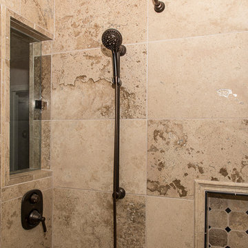 Mosaic-tiled Master Bathroom & Wet Room
