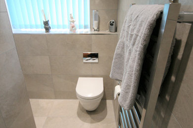 Inspiration for a contemporary bathroom in Wiltshire.