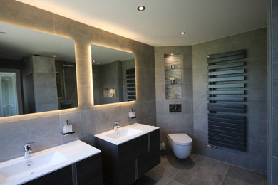 Photo of a contemporary bathroom in Wiltshire.