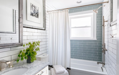 Room of the Day: Traditional and Modern Merge in a Family Bath