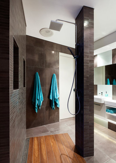 Contemporary Bathroom by Yael K & Associates